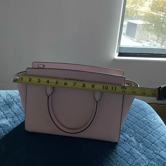 Michael Kors Selma medium satchel pink blossom - Picture 5 of 8